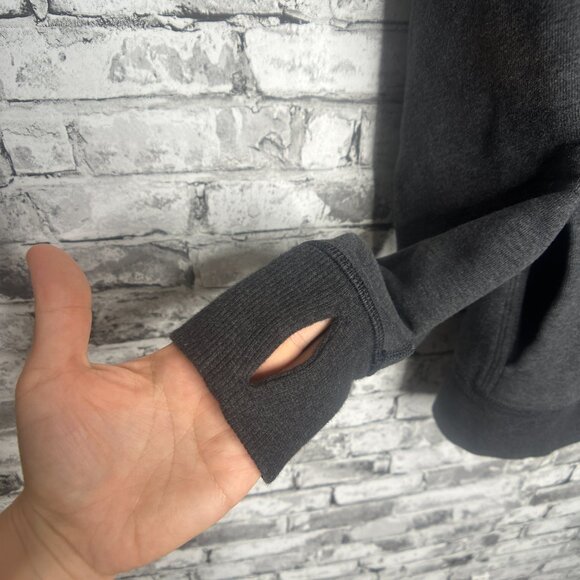 EUC Lululemon Hug It Out Fleece Zip Up Jacket Size 6 (Dark Grey) - Picture 11 of 16